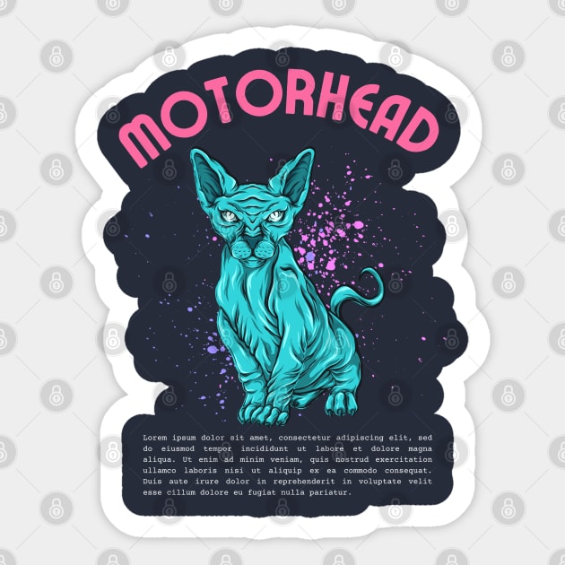 motorhead Sticker by Oks Storee